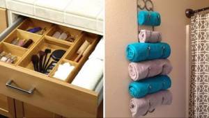 12 huvittavan nerokasta ideaa tavaroiden säilyttämiseen kylpyhuoneessa.